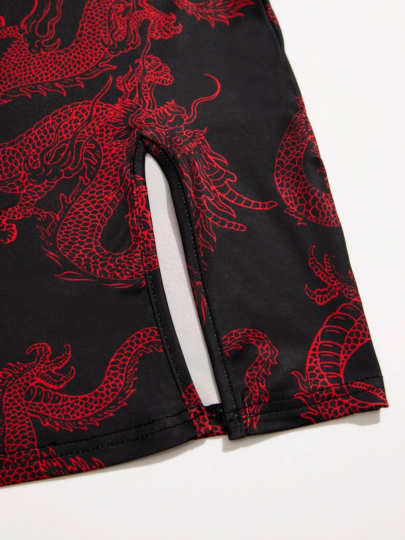 Chinese Dragon Print Dress