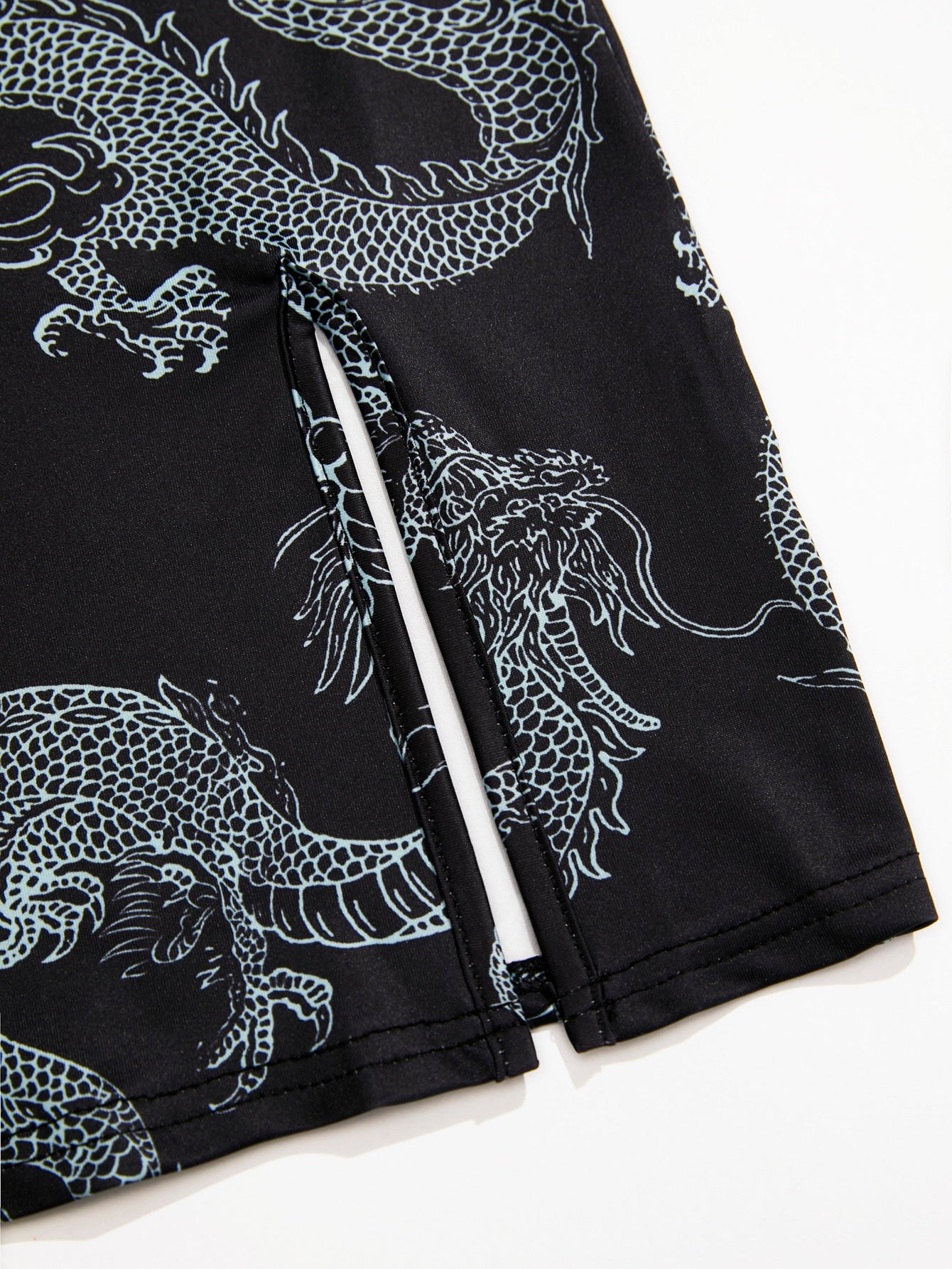 Chinese Dragon Print Dress