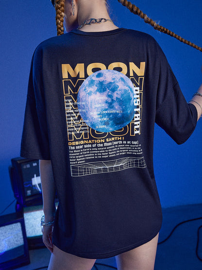 Planet Graphic Oversized Tee