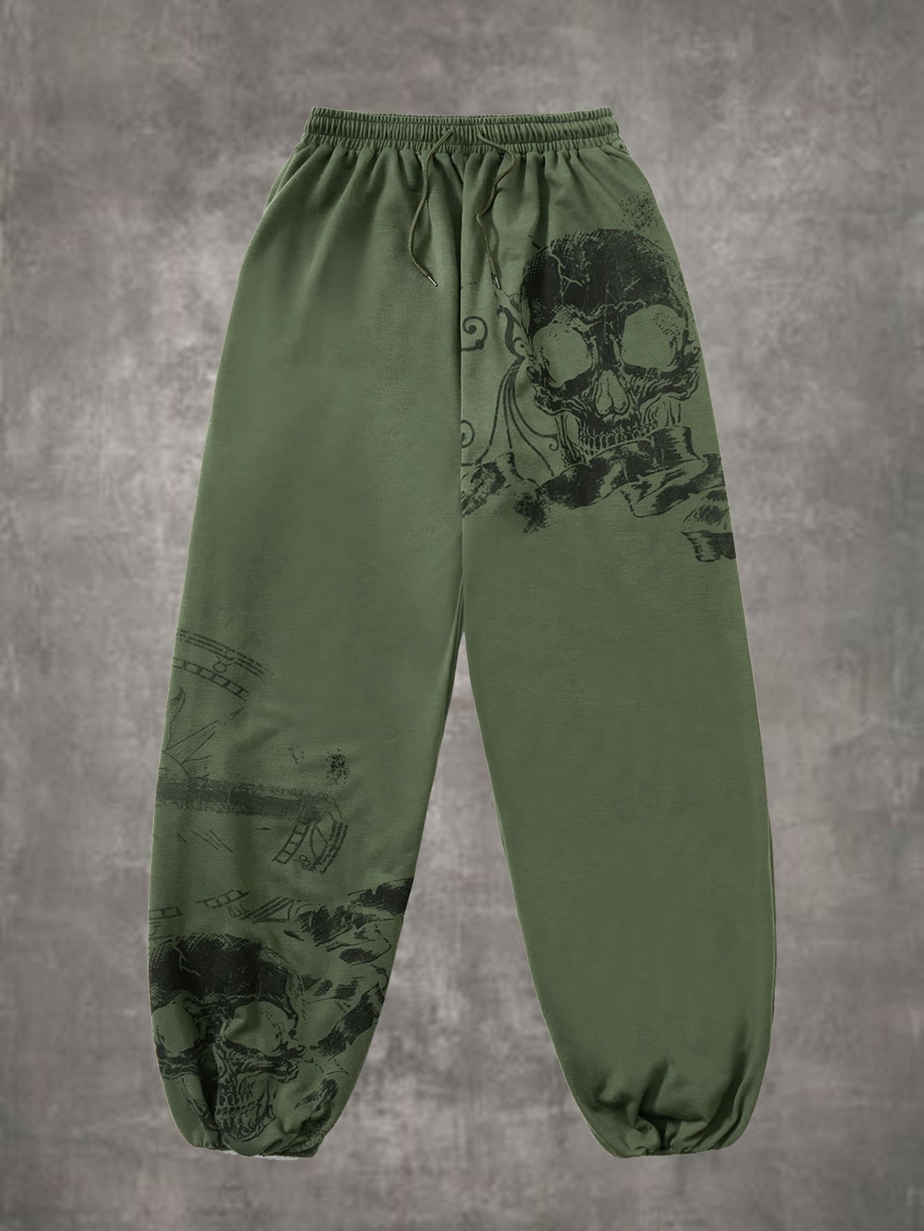 Chain Skull Graphic Sweatpants