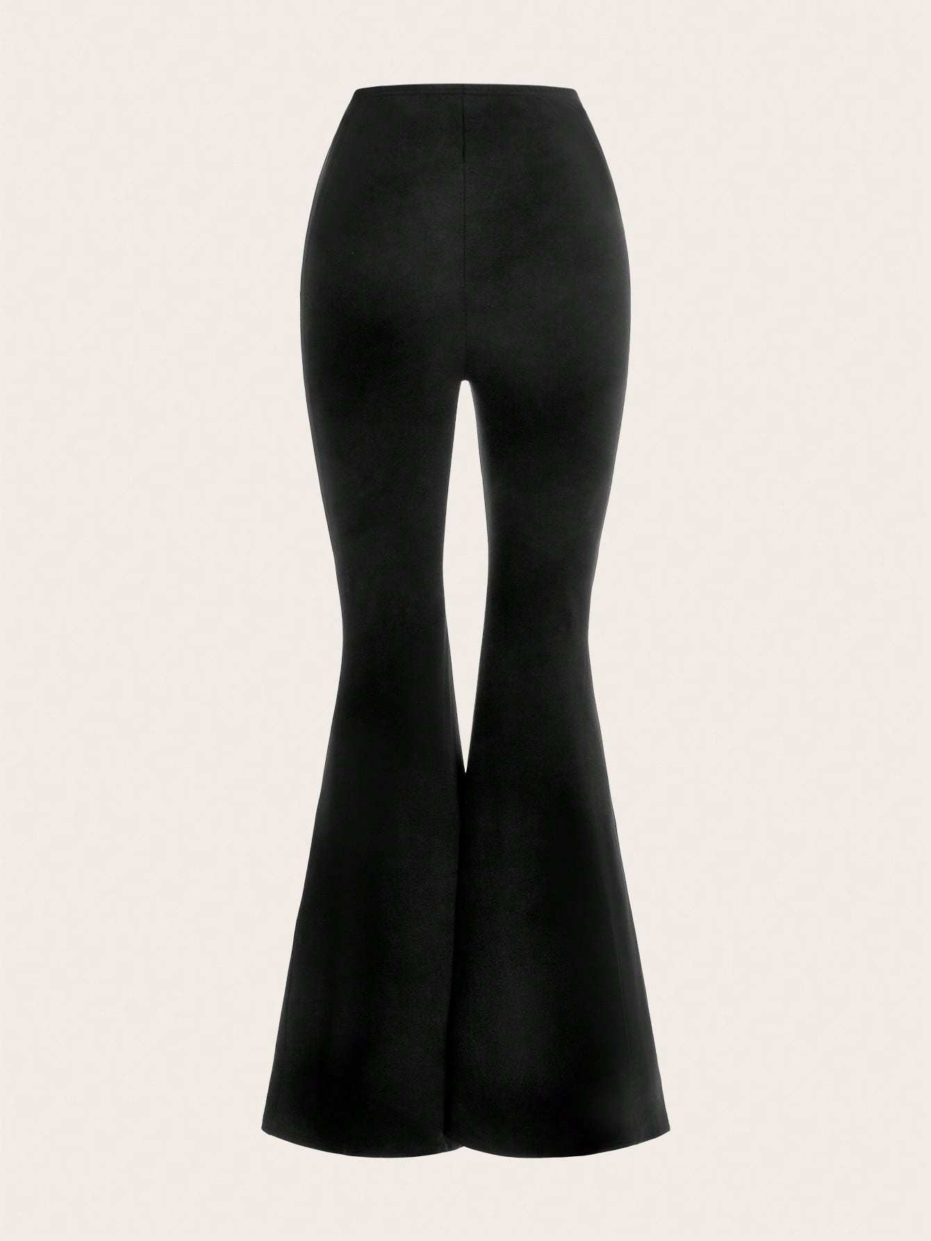 Goth Cartoon Graphic Flare Pants